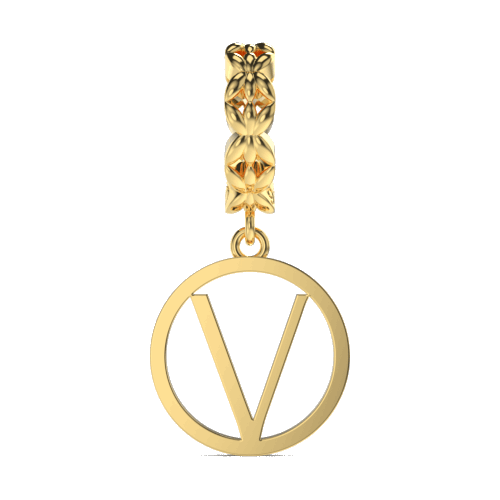 v-charm-gold