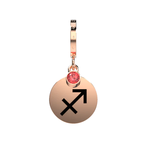 sagittarius-charm-rosegold