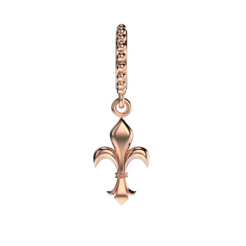 fleur-de-lis-charm-rosegold