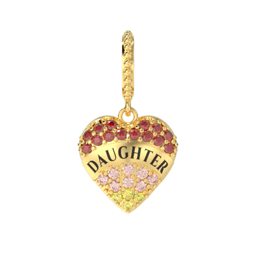 daughter-my-princess-charm-gold