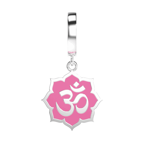 om-charm-silver