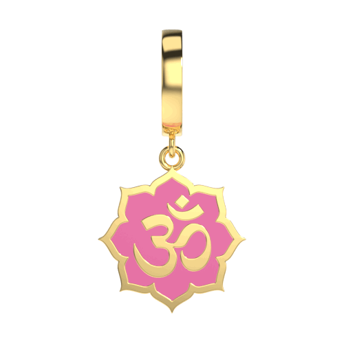 om-charm-gold