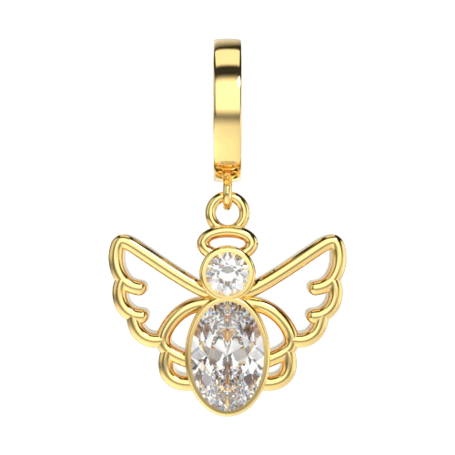 shiny-angel-charm-gold