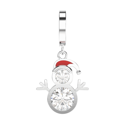 shiny-snowman-charm-silver