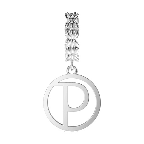p-alphabet-silver