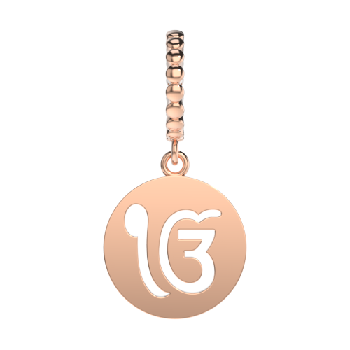 one-god -ek-onkar-charm-rosegold