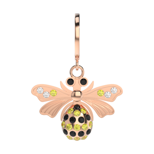 sparkling-bee-charm-rosegold