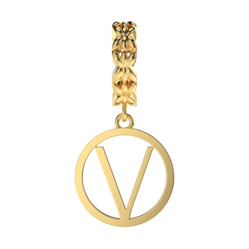 v-charm-gold