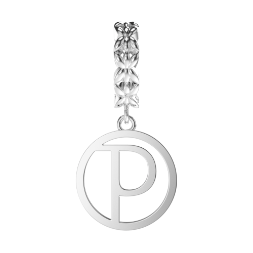 p-alphabet-silver