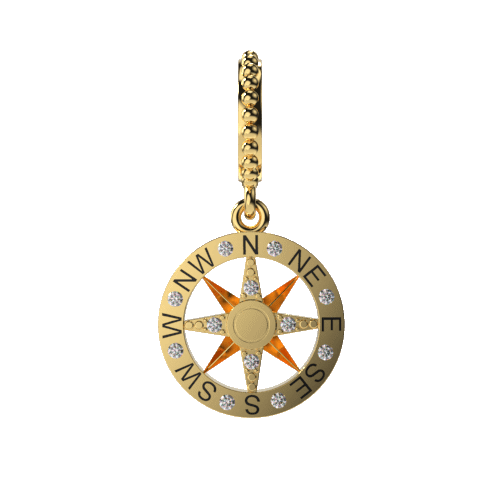 travel-compass-charm-gold