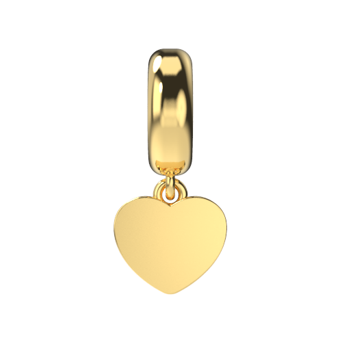 simple-love-the-heart-shaped-charm-gold