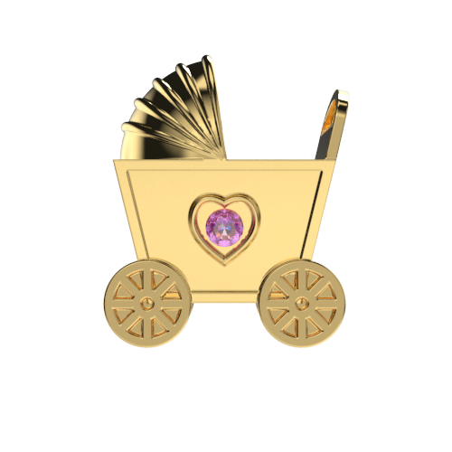 stroller-gold