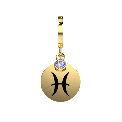 pisces-charm-gold