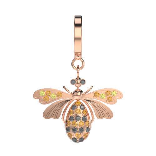 sparkling-bee-charm-rosegold