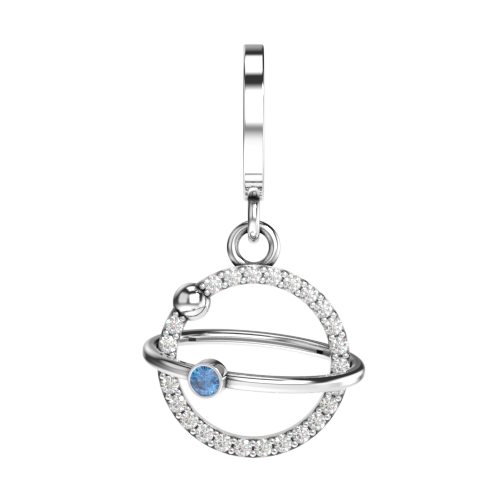 planet-earth-calling-charm-silver
